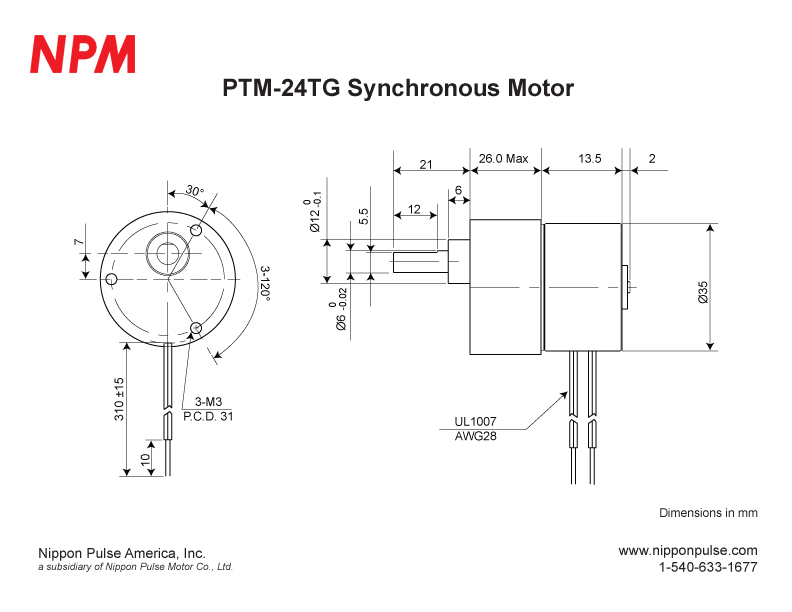 PTM-24TG(1/75) system drawing