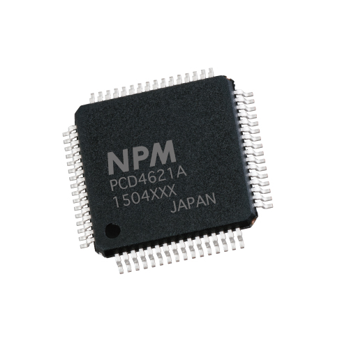 Nippon Pulse PCD 2-axis controller chip in 64-pin QFP package